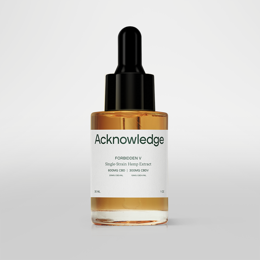 Forbidden V CBD Tincture - Acknowledge-600mg
