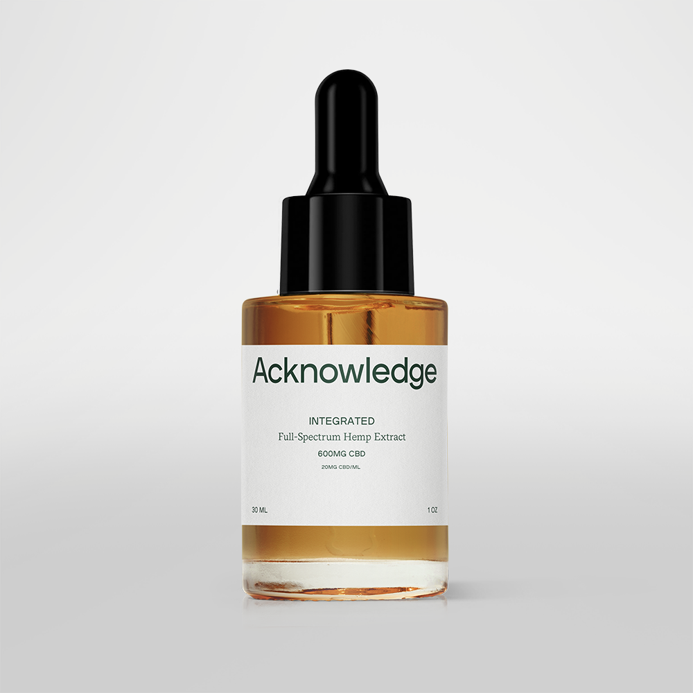 Integrated CBD Tincture - Acknowledge-600mg
