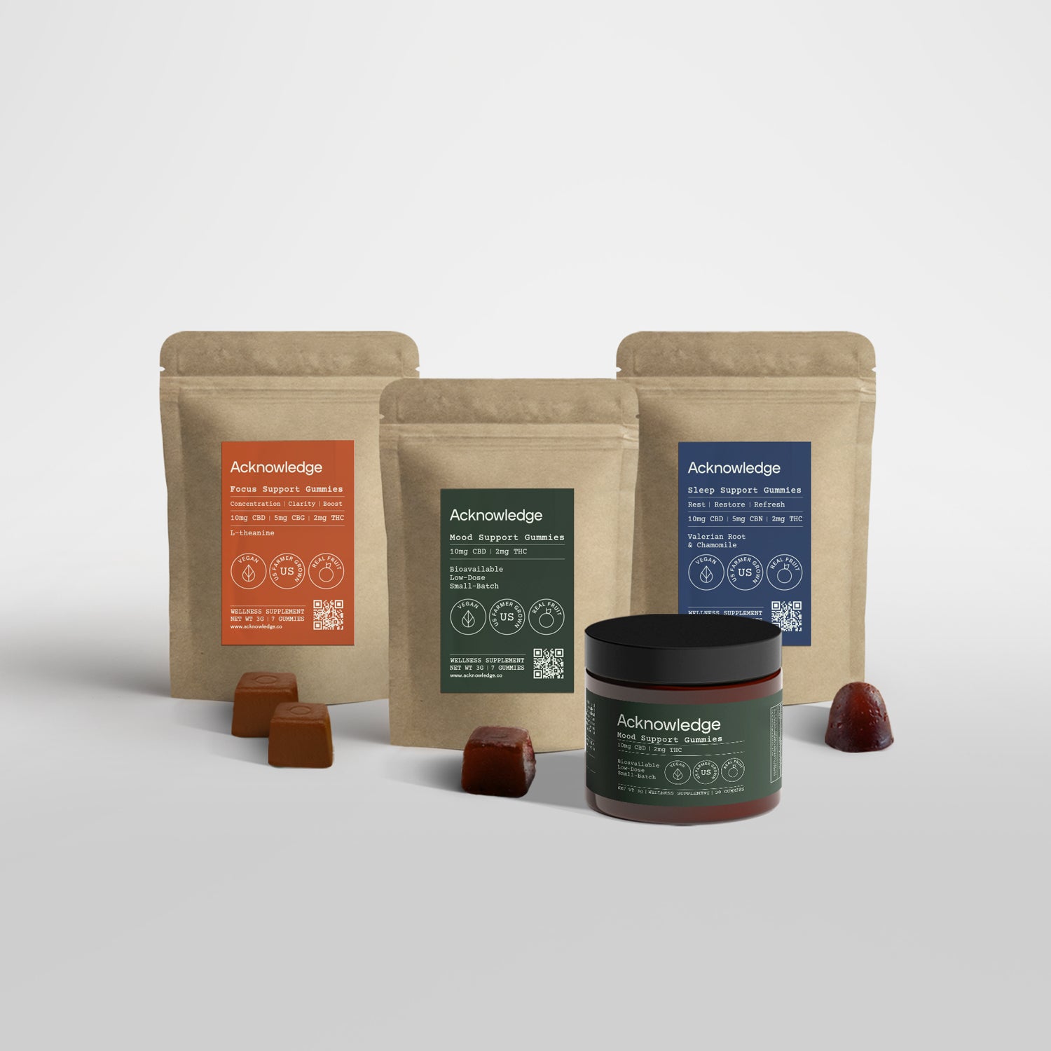 3 step routine CBD gummies