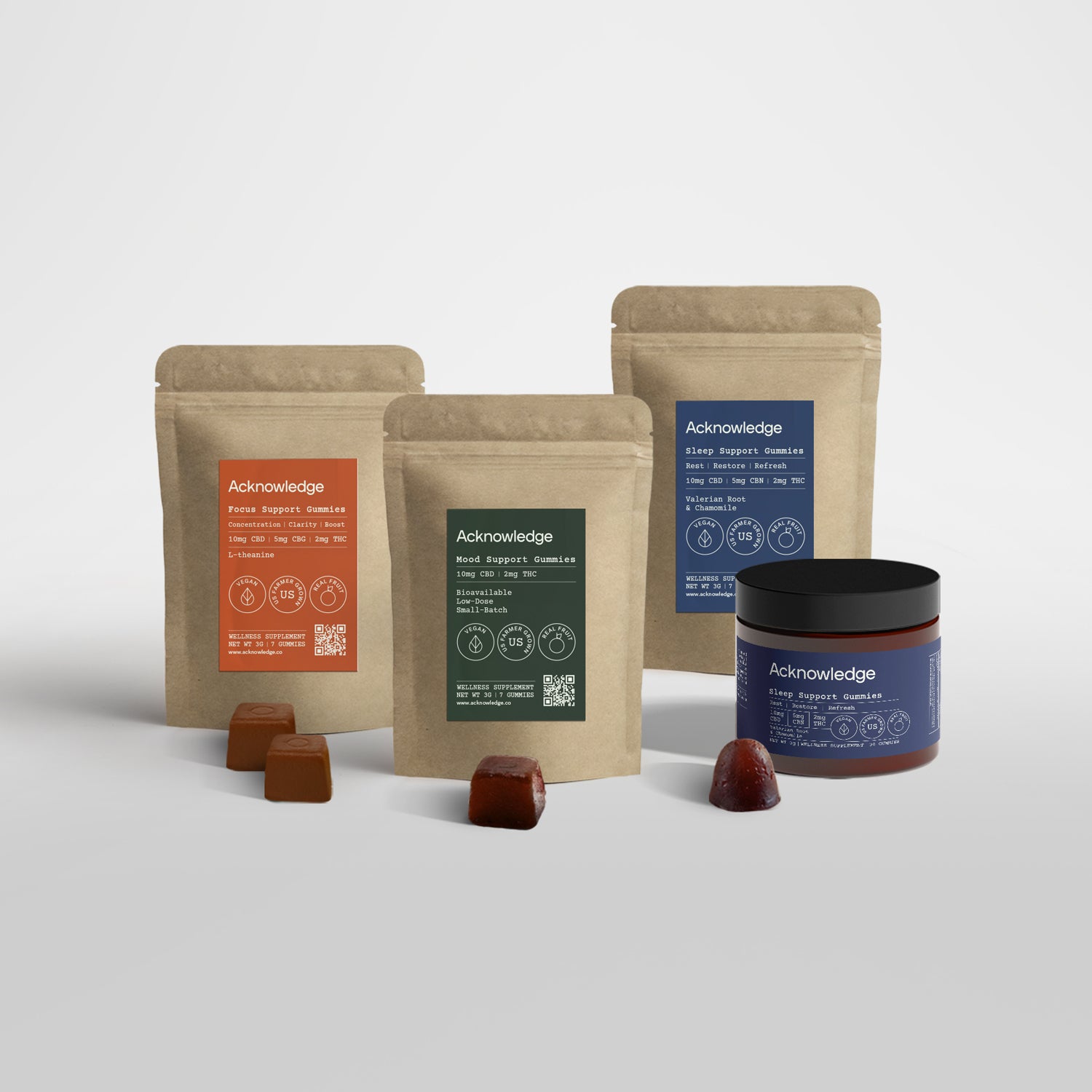 3 step routine CBD gummies