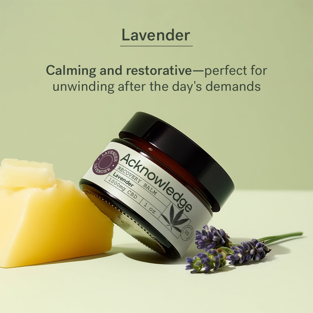 Recovery Balm CBD - LAVENDER -Acknowledge