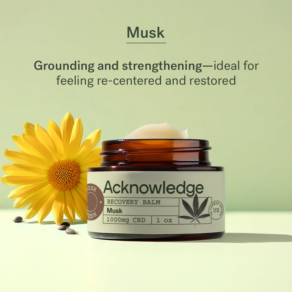 Recovery Balm CBD - MUSK -Acknowledge
