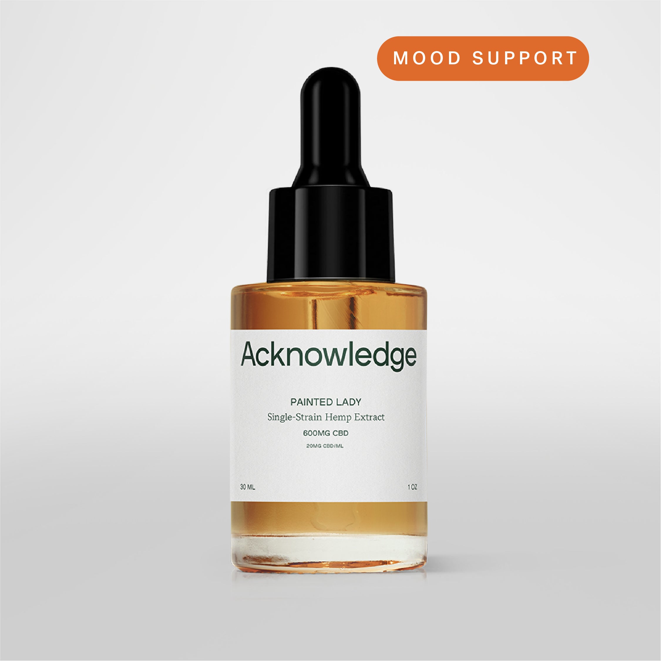 Painted Lady CBD Tincture - Acknowledge - 600mg