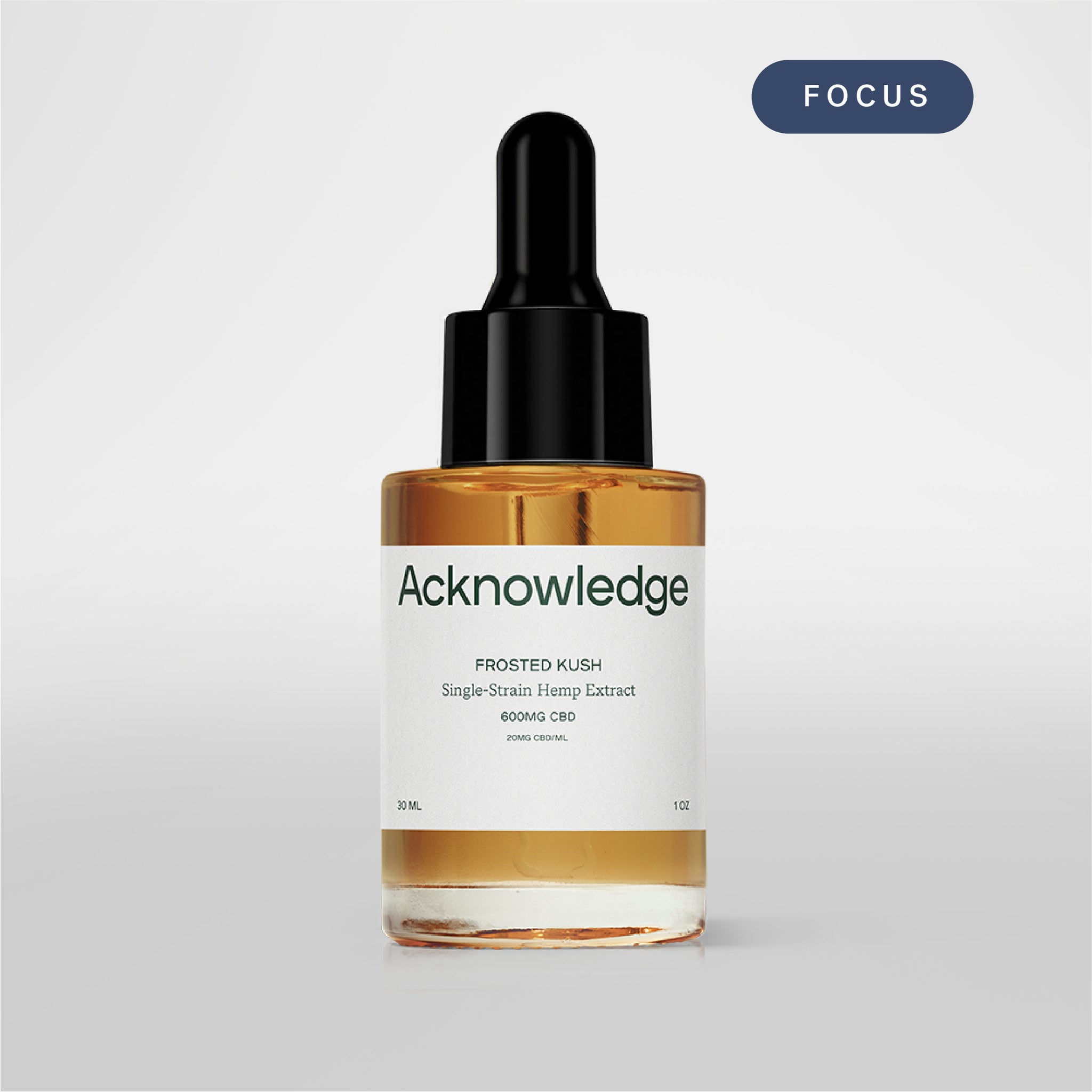 Frosted Kush CBD Tincture - Acknowledge-600mg