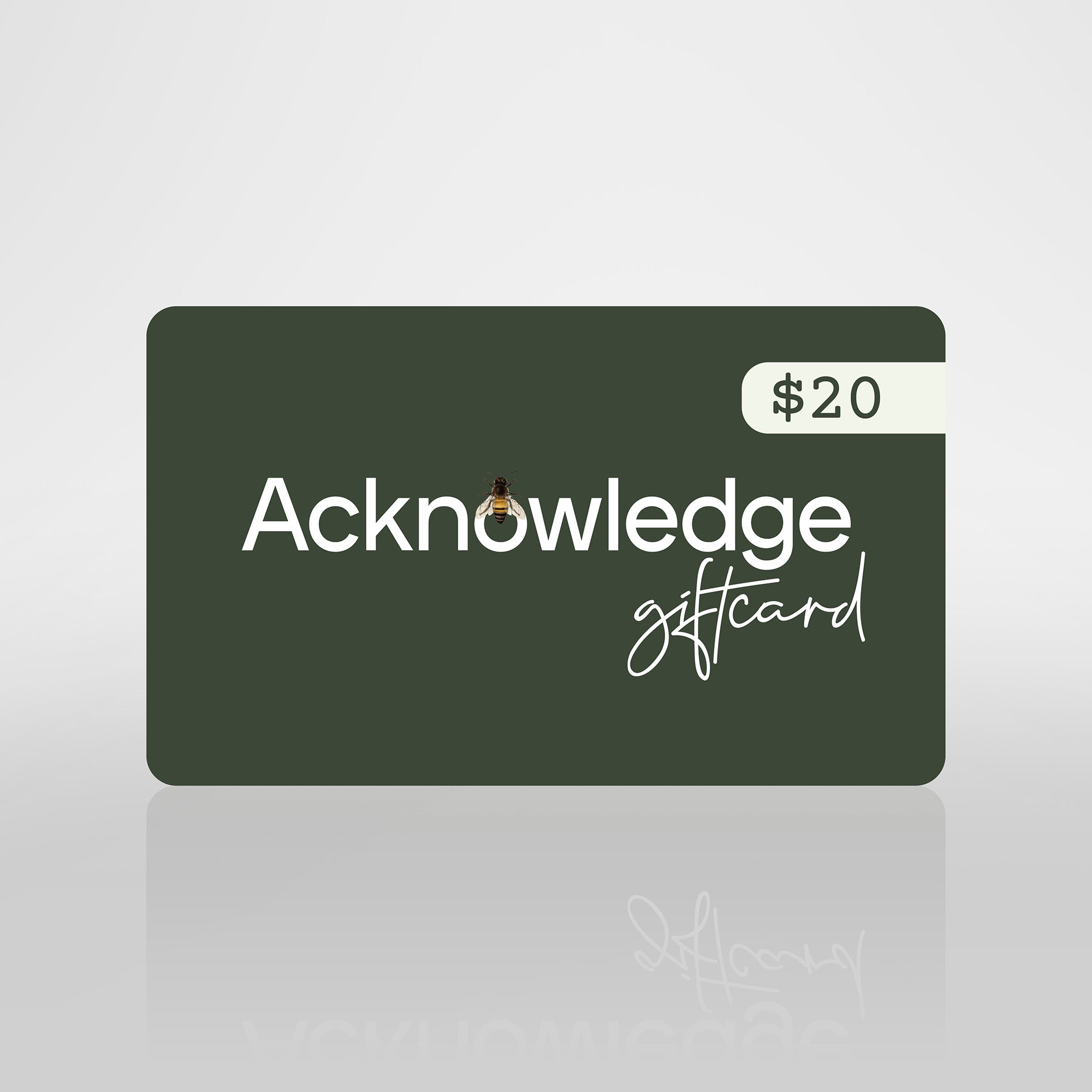 Acknowledge Gift Cards - 20