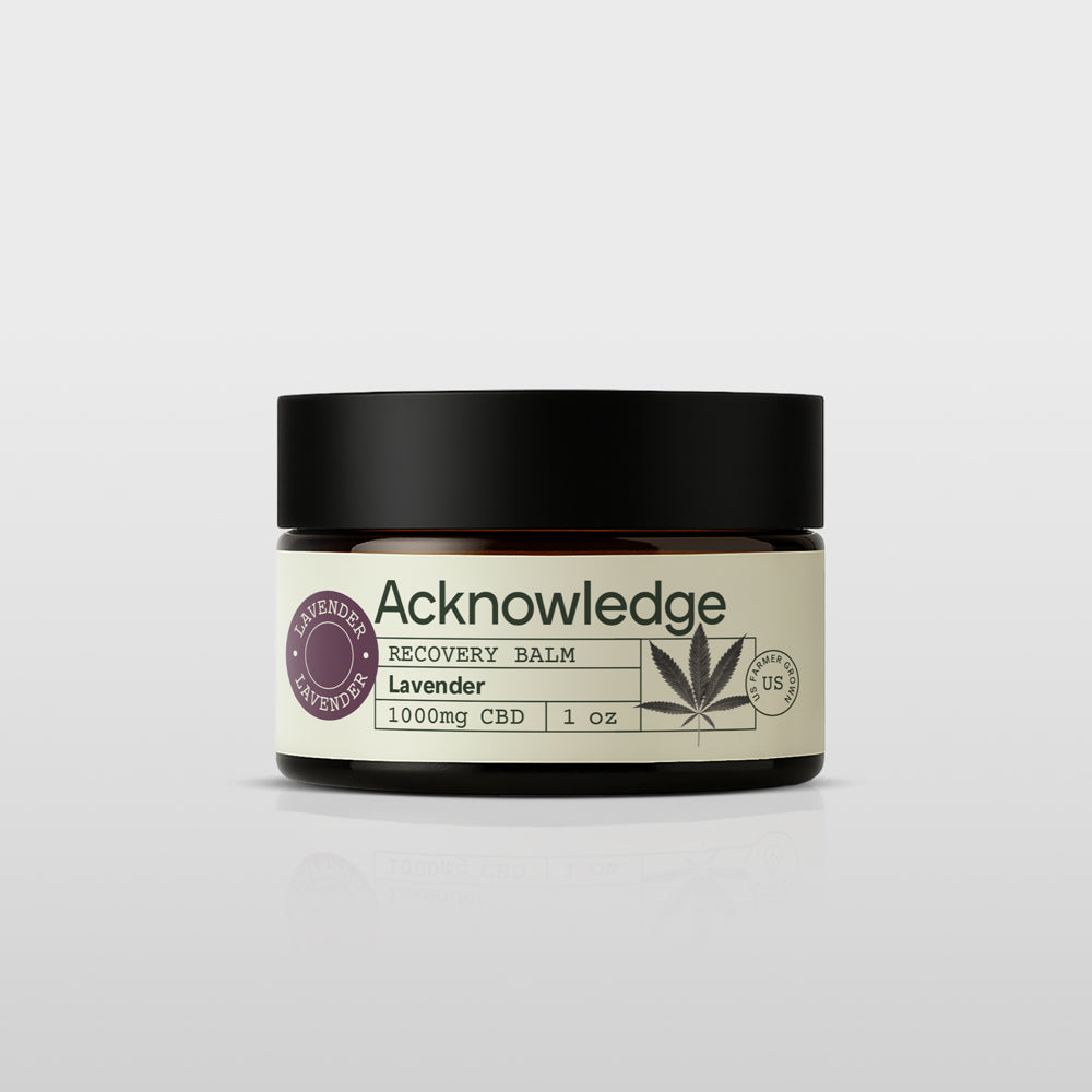 Lavender Recovery Balm 1000mg CBD - Acknowledge
