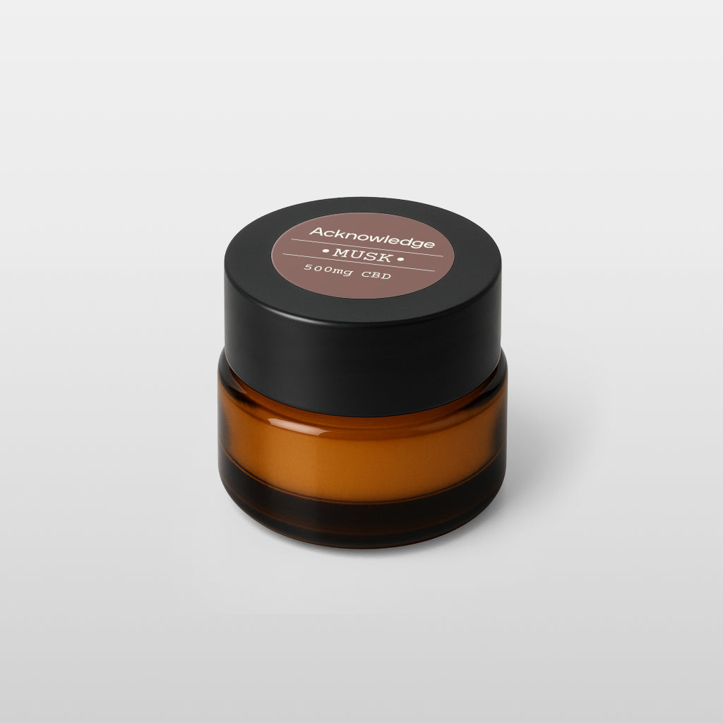 Musk Recovery Balm 500mg CBD - Acknowledge