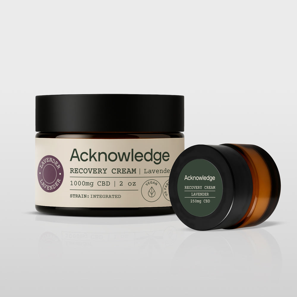 Lavender CBD Recovery Cream - Acknowledge