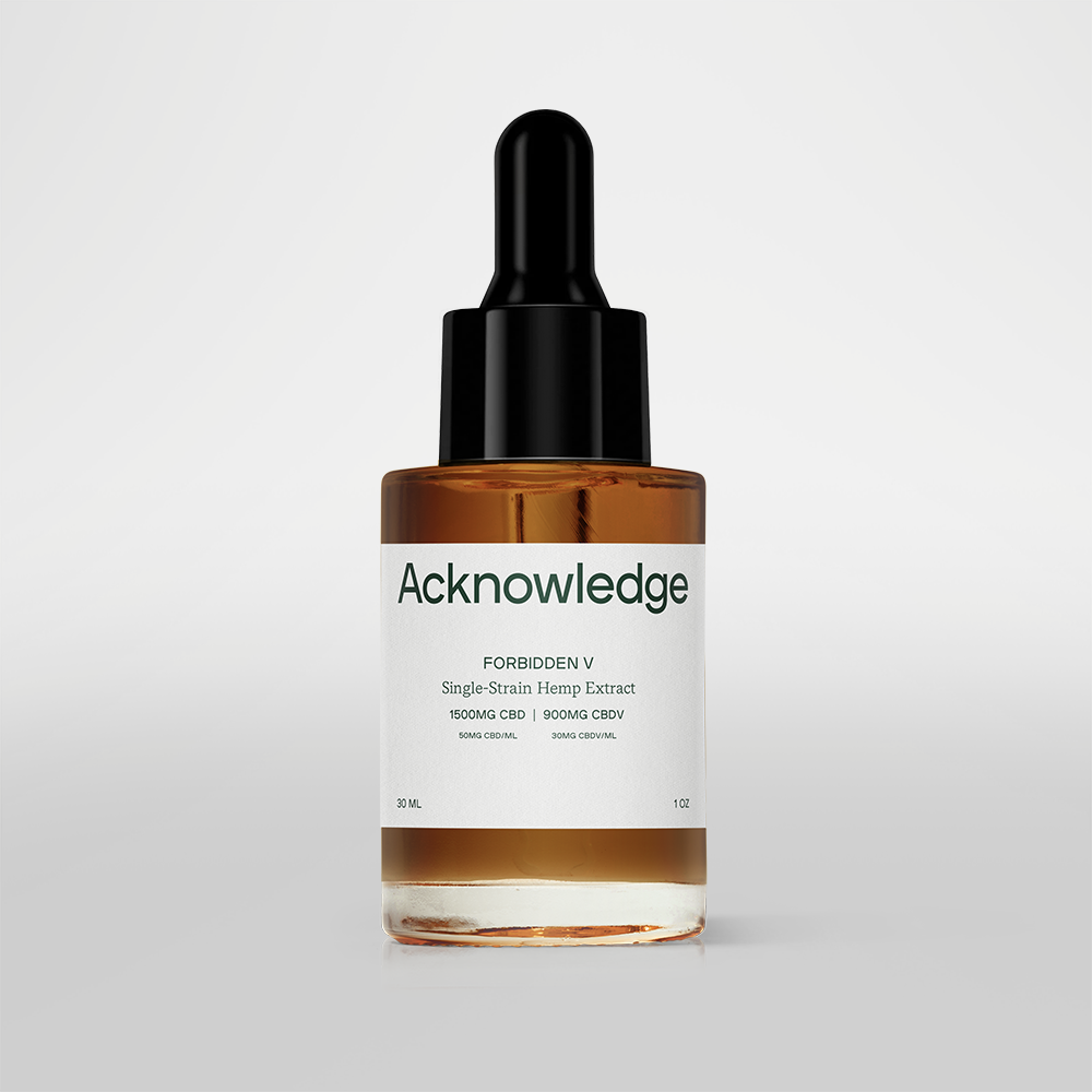 Forbidden V  CBD Tincture - Acknowledge-1500mg