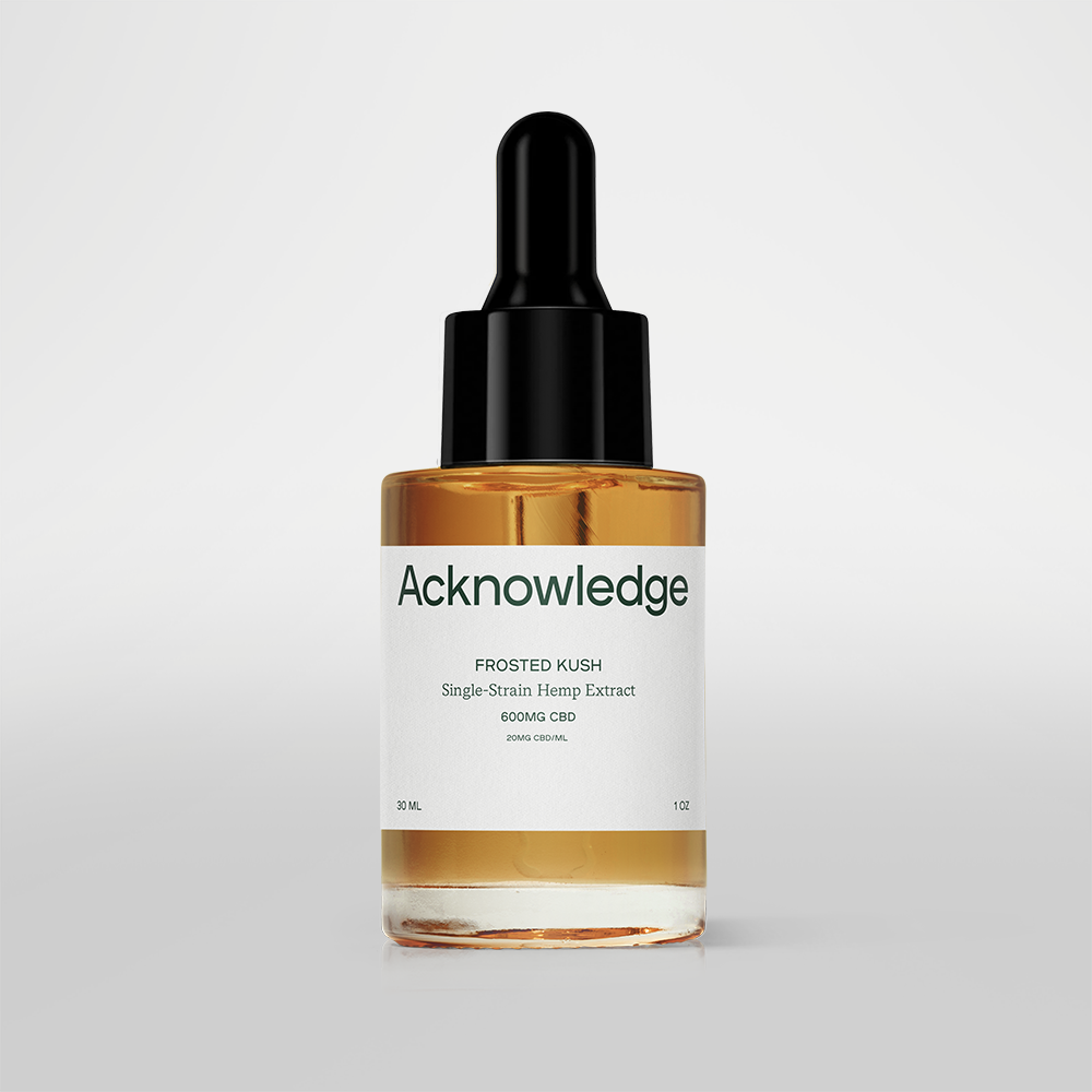 Frosted Kush CBD Tincture - Acknowledge-600mg