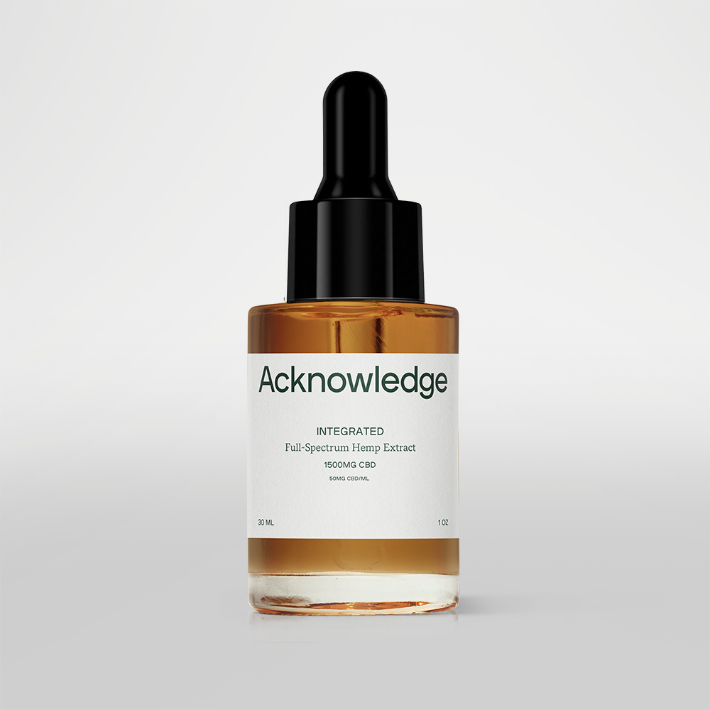 Integrated CBD Tincture - Acknowledge - 1500mg