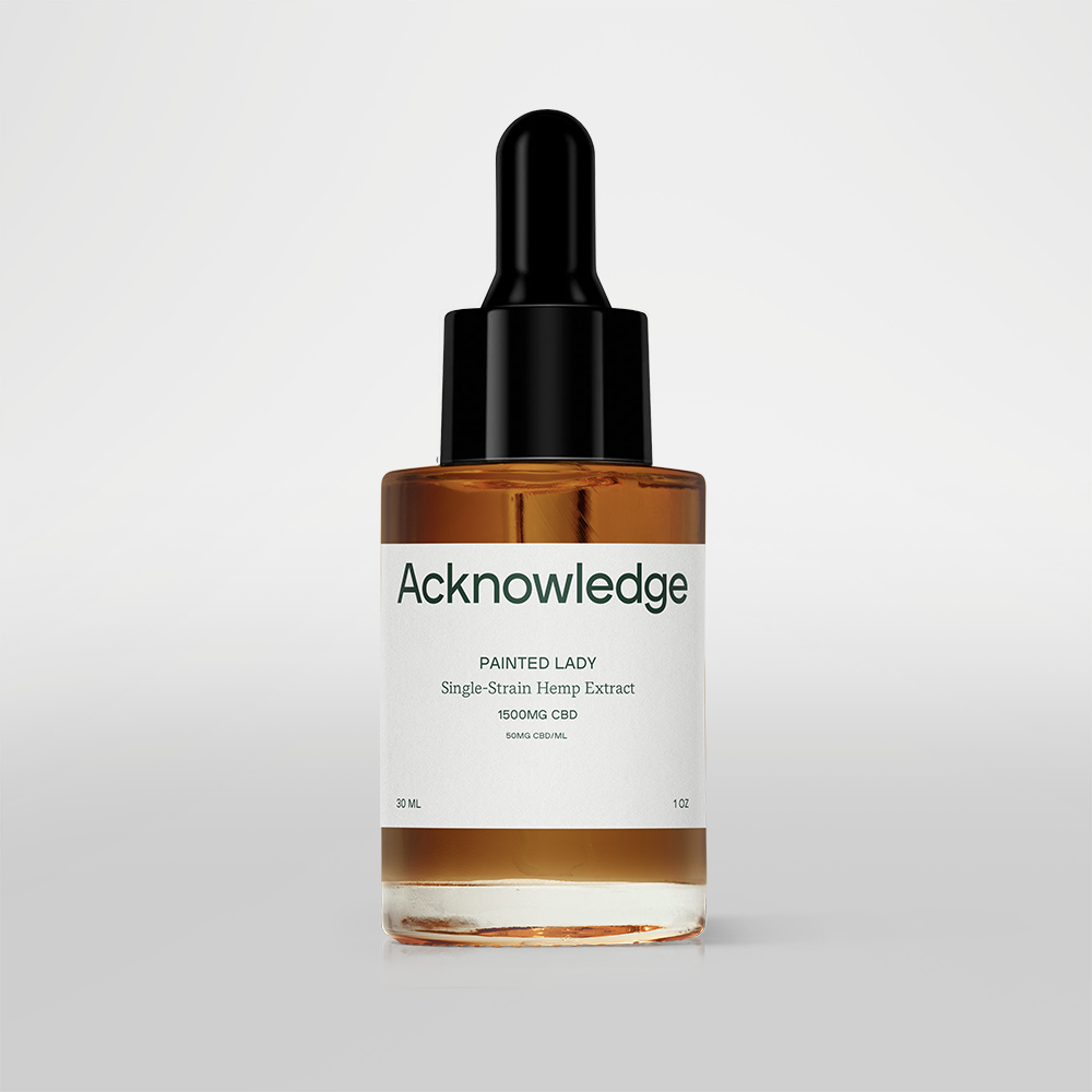 Painted Lady CBD Tincture - Acknowledge - 1500mg