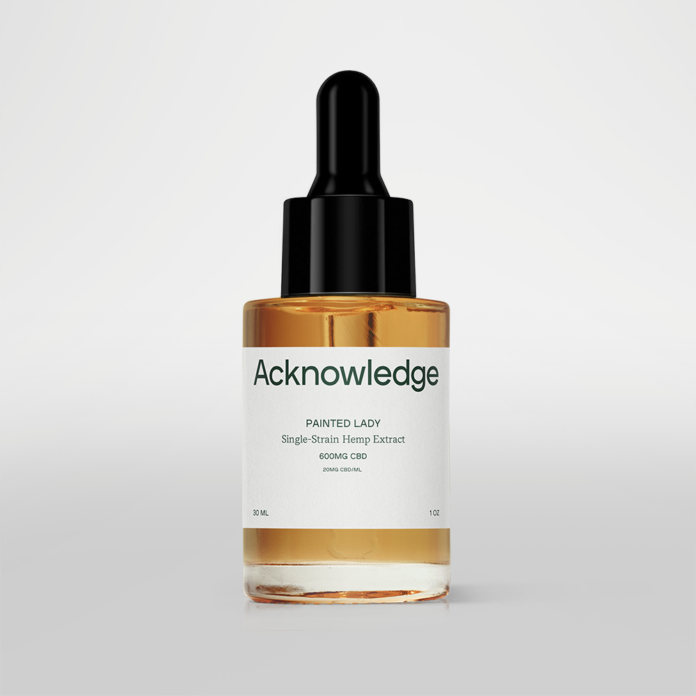 Painted Lady CBD Tincture - Acknowledge-600mg