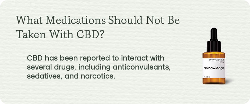 What Medications Should Not Be Taken With CBD_